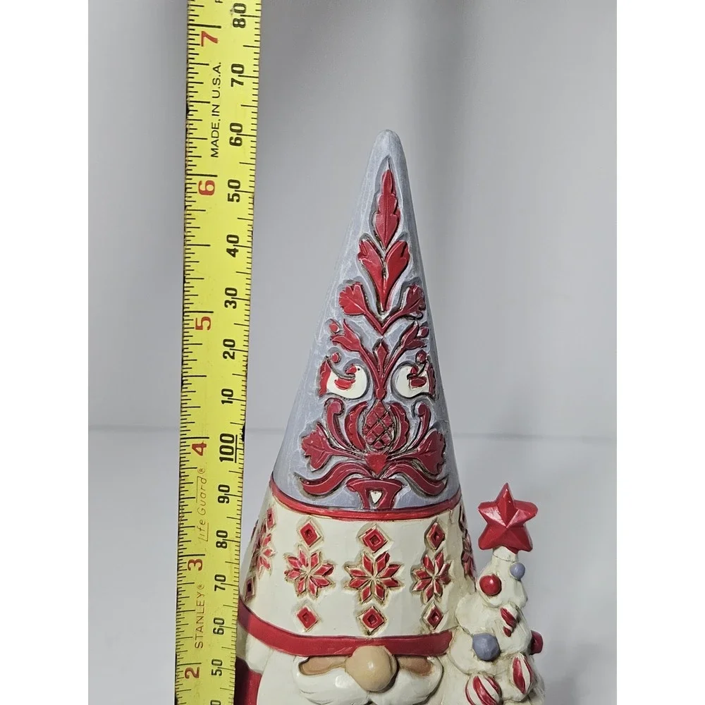 Jim Shore Heartwood Creek Tomte Tidings Nordic Noel Gnome Figurine Tree 6009499 - Picture 6 of 6